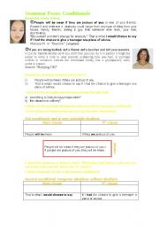 English Worksheet: First and Second Conditionals