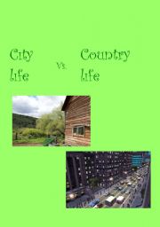 English Worksheet: city life & country life