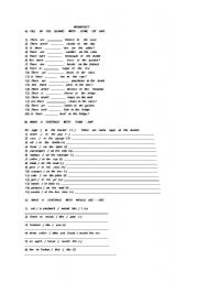 English worksheet: would like/some-any