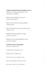 English worksheet: Present Perfect Worksheet / Intermediate