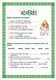 ADVERBS - FORM AND COMPARISONS