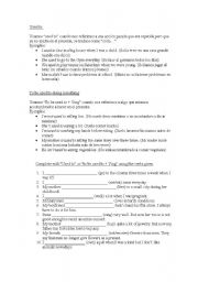 English Worksheet: Used to