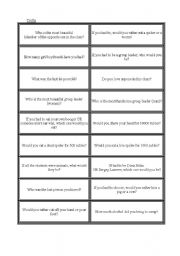 English Worksheet: TRUTH OR DARE!