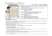 English Worksheet: Diary Writing