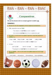 English Worksheet: Comparatives revisited