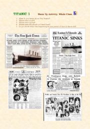 English Worksheet: TITANIC 1