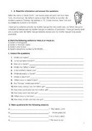 English Worksheet: Verb Have got