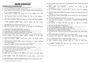 English Worksheet: Gerund& infinitive