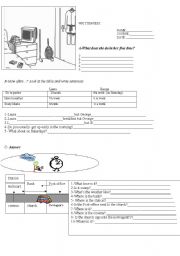 English worksheet: test