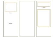 English worksheet: Menu Blank