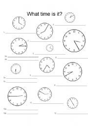 Telling time