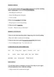 English worksheet: verb tenses