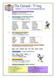 English Worksheet: Gerunds and Infinitives