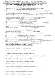 English Worksheet: PRESENT PERFECT & PRESENT PERFECT CONTINUOUS TENSE