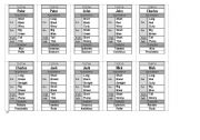 English Worksheet: Who is Who
