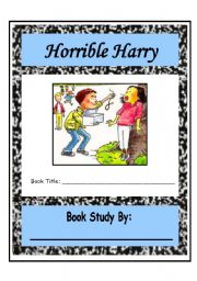 English Worksheet: Horrible Harry Comprehension Packet