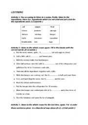 English worksheet: boston burger