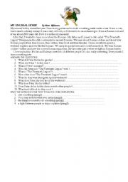 English worksheet: Unusual hobby 