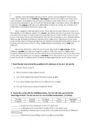 English Worksheet: exam preparation