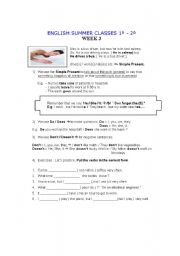 English Worksheet: PRESENT CONTINUOUS VS. SIMPLE PRESENT