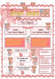 English Worksheet: Direct & Indirect Object.