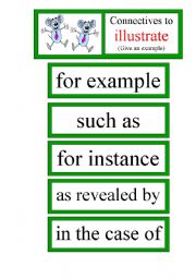 English Worksheet: Connective Flashcards II