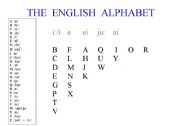 English worksheet: English Alphabet