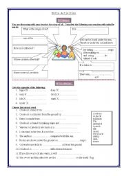 English worksheet: Oil-Dialogue and Vocabulary