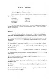English Worksheet: phrasal verbs