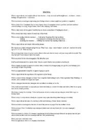 English Worksheet: Writing texts