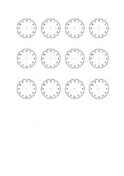 English worksheet: time worksheet