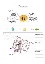 English Worksheet: Directions