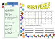 English worksheet: Colours