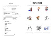 English Worksheet: Past continuous exercises