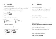 English Worksheet: In the station role play