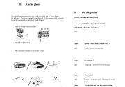 English Worksheet: on the phone role play