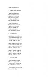 English Worksheet: 100 popular children songs (part 1)