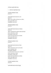English Worksheet: 100 children songs (part 2)