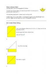 English worksheet: what is a fortune teller?