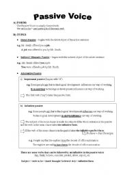 English Worksheet: Alternative passive