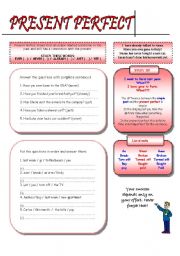 English Worksheet: Present perfect