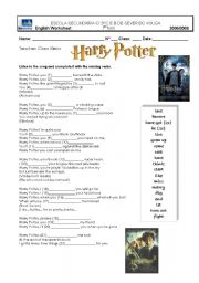 English Worksheet: Harry Potter