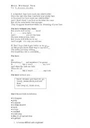 English Worksheet: 