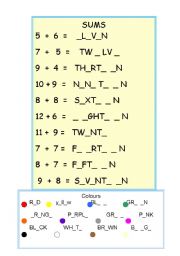 English Worksheet: Missing vowels