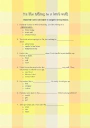 English Worksheet: Idiomatic Expressions 