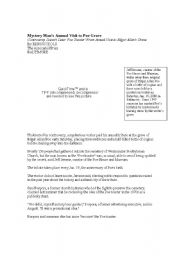 English Worksheet: Poe 