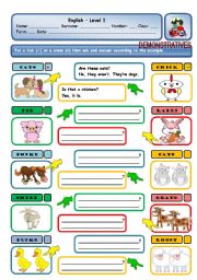 DEMONSTRATIVES AND FARM ANIMALS