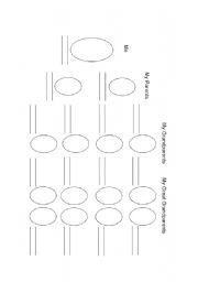 English Worksheet: Family tree