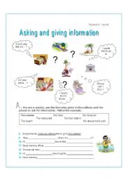 English Worksheet: function - asking and giving information