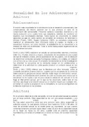 English Worksheet: La sexualidad en los Adolescentes